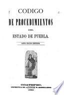 Código de procedimientos del estado de Puebla