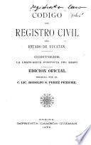 Código del registro civil del estado de Yucatán