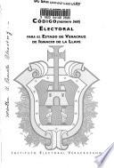 Código (número 568) electoral para el Estado de Veracruz de Ignacio de la Llave