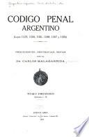 Codigo penal argentino (leyes 11179, 11210, 11221, 11309, 11317 y 11331)
