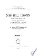 Código penal argentino sacionado el 30 de septiembre de 1921