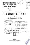 Código penal de 8 de septiembre de 1928