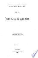 Código penal de la República de Colombia