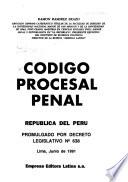 Código procesal penal