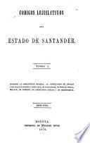 Códigos lejislativos del estado de Santander