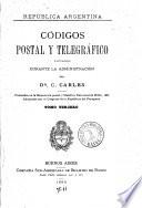 Códigos postal y telegráfico