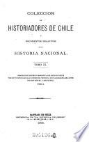 ColecciÃ³n de historiadores de Chile y documentos relativos a la historia nacional