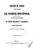 Coleccion de cánones de la iglesia española