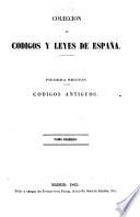 Coleccion de codigos y leyes de España
