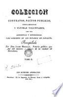 Coleccion de contratos, pactos publicos, testamentos y ultimas voluntades, 2