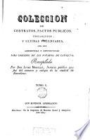 Coleccion de contratos, pactos publicos, testamentos y ultimas voluntades