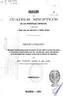 Colección de cuadros sinopticos de los principales contratos de testamentos y demas actos que constituyen la carrera notarial