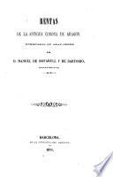 Colección de documentos inéditos del Archivo General de la Corona de Aragón