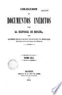 Coleccion de documentos ineditos para la historia de Espana
