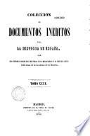 Coleccion de documentos ineditos para la historia de Espana