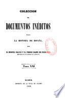 Coleccion de documentos ineditos para la historia de Espana