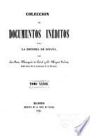 Colección de documentos inéditos para la historia de España