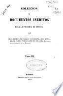 Colección de documentos inéditos para la historia de España