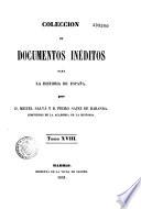 Colección de documentos inéditos para la historia de España