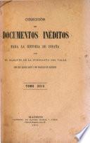 Colección de documentos inéditos para la historia de España ...