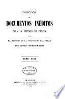 Colección de documentos inéditos para la historia de España