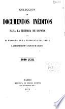 Colección de documentos inéditos para la historia de España
