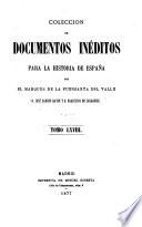 Colección de documentos inéditos para la historia de España