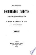 Colección de documentos inéditos para la historia de España