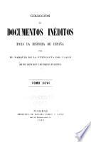 Colección de documentos inéditos para la historia de España