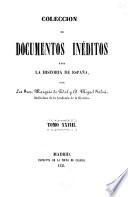 Colección de documentos inéditos para la historia de España