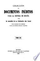 Colección de documentos inéditos para la historia de España ...
