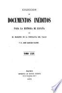 Colección de documentos inéditos para la historia de España