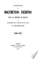 Colección de documentos inéditos para la historia de España