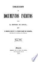 Colección de documentos inéditos para la historia de España
