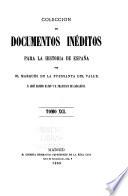 Colección de documentos inéditos para la historia de España