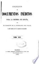 Colección de documentos inéditos para la historia de España