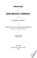 Colección de documentos inéditos para la historia de España