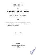 Colección de documentos inéditos para la historia de España