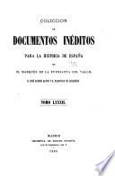 Colección de documentos inéditos para la historia de España ...