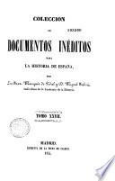 Coleccion de documentos ineditos para la historia de Espana