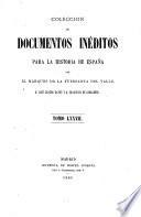 Colección de documentos inéditos para la historia de España