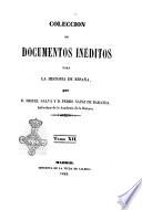 Coleccion de documentos ineditos para la historia de Espana