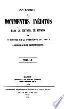 Colección de documentos inéditos para la historia de España