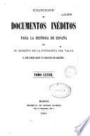 Coleccion de documentos ineditos para la historia de Espana