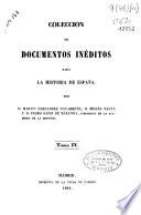 Colección de documentos inéditos para la historia de España