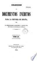 Coleccion de documentos ineditos para la historia de Espana