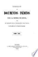 Colección de documentos inéditos para la historia de España