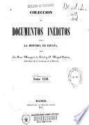 Colección de documentos inéditos para la historia de España