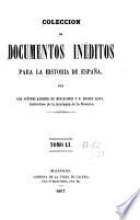 Colección de documentos inéditos para la historia de España