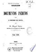 Colección de documentos inéditos para la historia de España